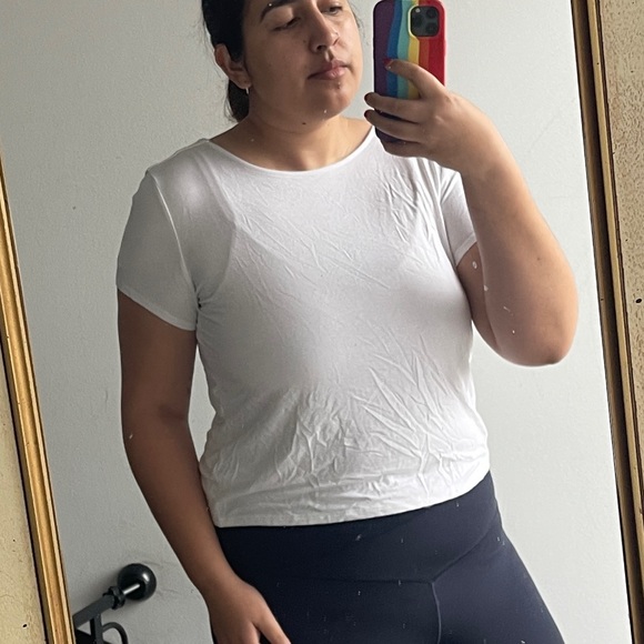 Babaton White backless tee - Picture 2 of 4